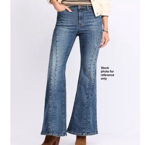 Judy Blue Jacklyn New Flare Double Angular Seam